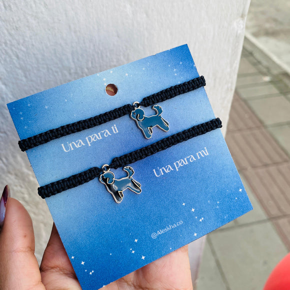 Pulsera Dog Tejida x2