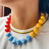 Collar Colombia viva corazon