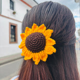 Moña Girasol tejido