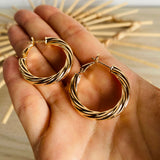 Candongas torsión 2.5cm