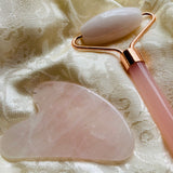 Set rodillo +washa cuarzo rosa