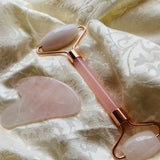 Set rodillo +washa cuarzo rosa
