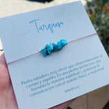 Pulsera piedra turquesa