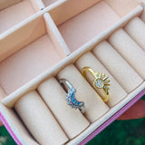 Anillo x2 Luna y sol