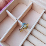 Anillo x2 Luna y sol