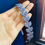 Diadema espiga gris