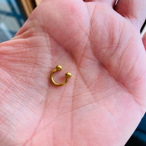 Piercing circular dorado  #1