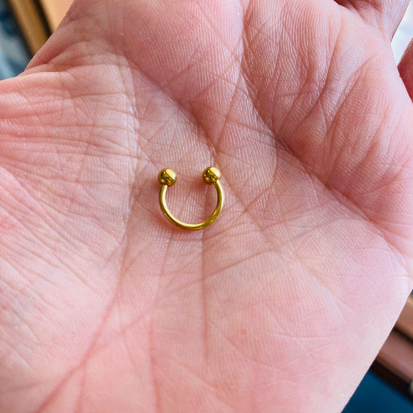 Piercing circular dorado #2