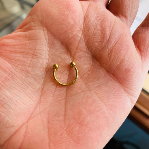 Piercing circular dorado #3