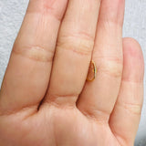 Piercing argolla baño en oro #32