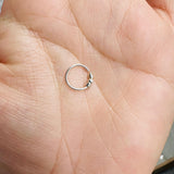 Piercing argolla baño en oro #30