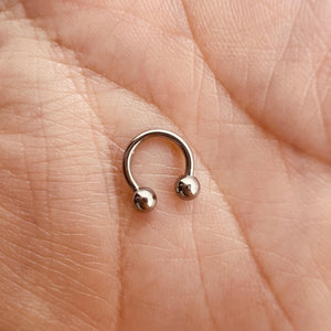 Piercing Circular #1 Plateado