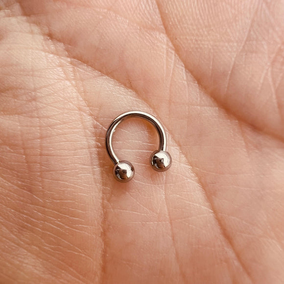 Piercing Circular #1 Plateado