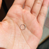 Piercing argolla baño en oro #33