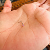 Piercing L rosa