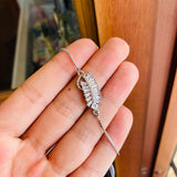 Pulsera Hoja Cristal