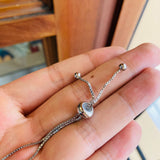 Pulsera Hoja Cristal
