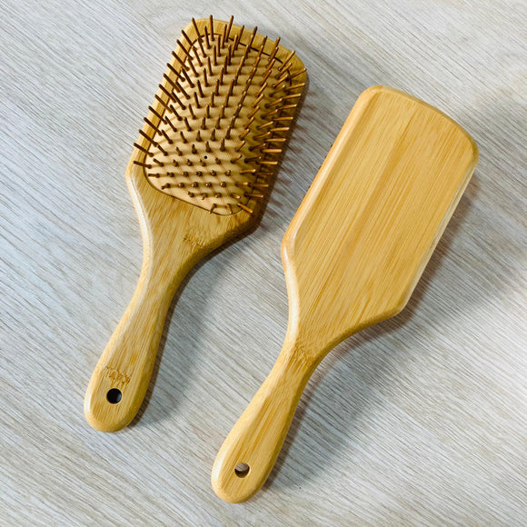 Cepillo bambu rectangular