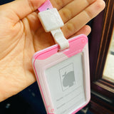 Porta carnet pochacco rosa