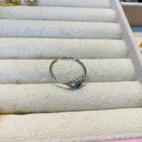 Anillo Ojo Plateado