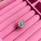 Anillo Margarita Plateado