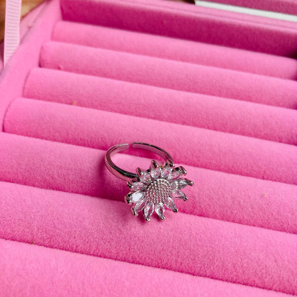 Anillo Margarita Plateado