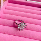 Anillo Margarita Plateado