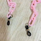 Tira para gafas cadena Rosa