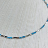 Gargantilla Azul Chrome