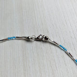 Gargantilla Azul Chrome