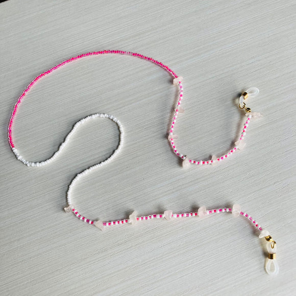 Tira para gafas cuarzo rosa