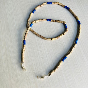 tira para gafas playera azul