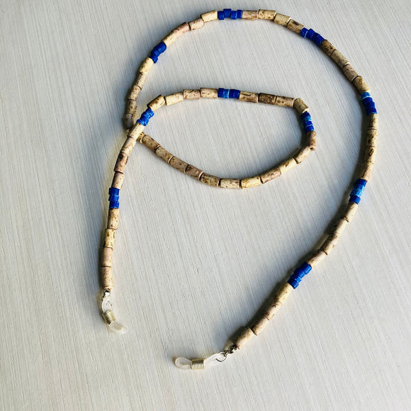 tira para gafas playera azul
