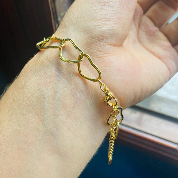 Pulsera Latido Dorado