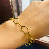 Pulsera Latido Dorado