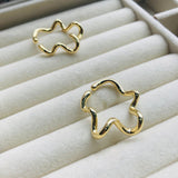 Anillo Olas Dorado