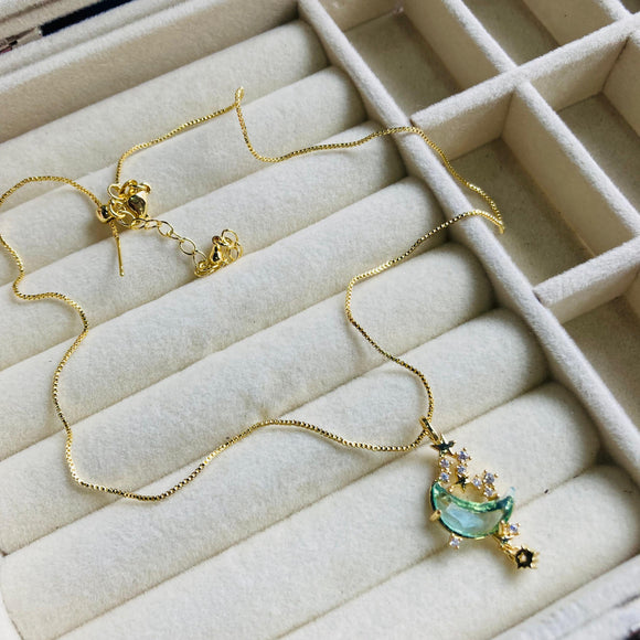 Collar Luna Azul