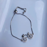 Pulsera Bicicleta Plateada
