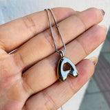 collar letra A bubble