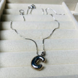 collar letra C bubble