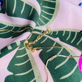 Collar Palmera Dorado