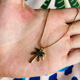 Collar Palmera Dorado
