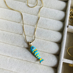 Collar Pez Koi #2 Menta