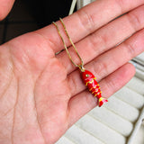 Collar Pez Koi #2 Rojo