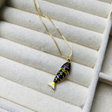 Collar Pez Koi #2 Negro