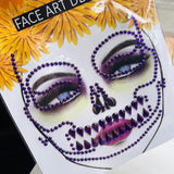 Gema calavera purpura