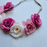 Tiara Primavera Blanco/Rosa/Lila