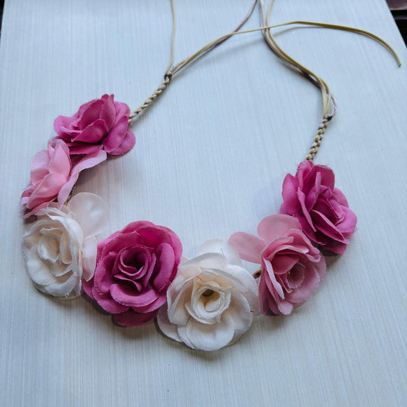 Tiara Primavera Blanco/Rosa/Lila