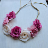 Tiara Primavera Blanco/Rosa/Lila