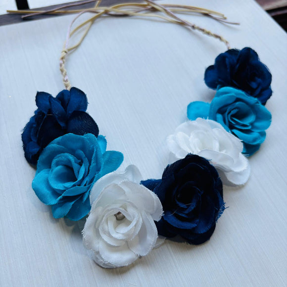 Tiara Primavera Blanco/Celeste/Azul